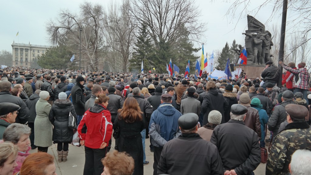 Фото митинга в Николаеве 1 марта
