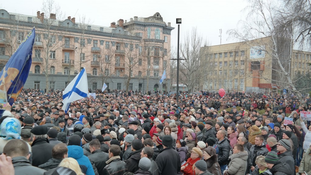 Видео с митинга в Николаеве 1 марта