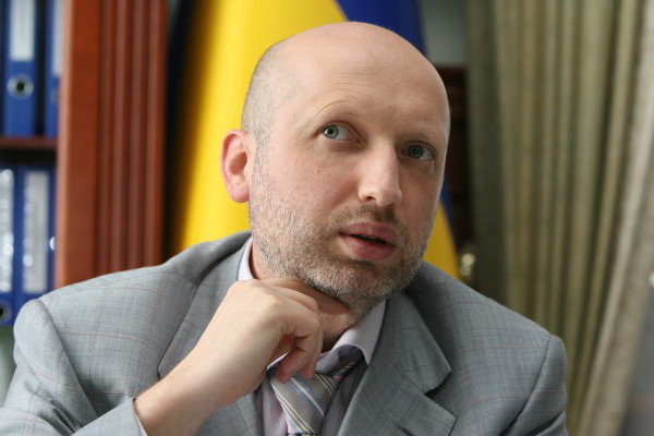Турчинов пообещал провести антитеррористическую операцию на юго-востоке Украины. Видео