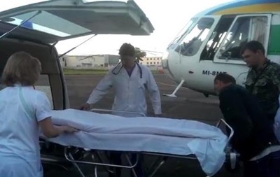 В Киев доставили пять раненых бойцов Луганского погранотряда. Видео