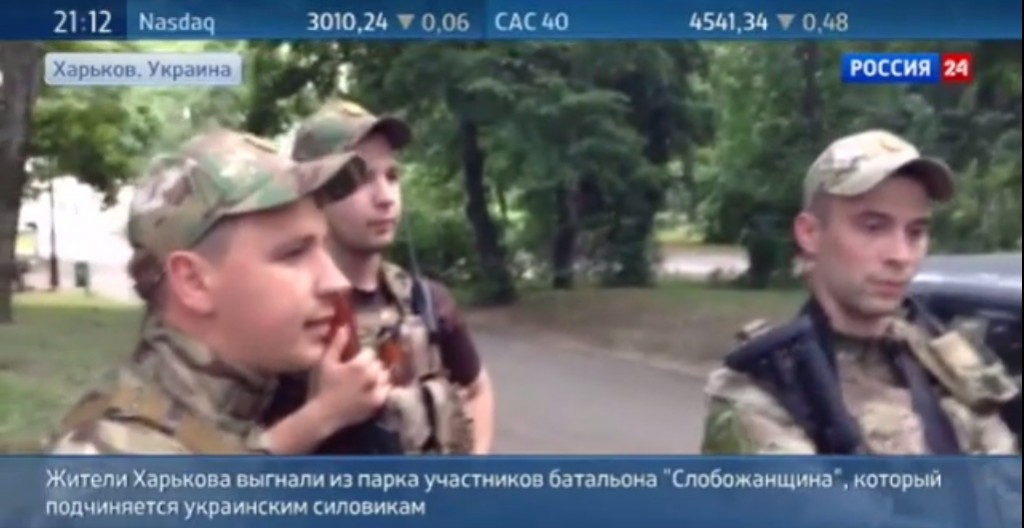Жители Харькова прогнали батальон Коломойского. Видео
