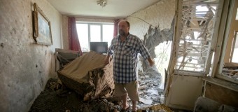 В результате ночного обстрела Донецка повреждены газопроводы и линии электропередач. Видео