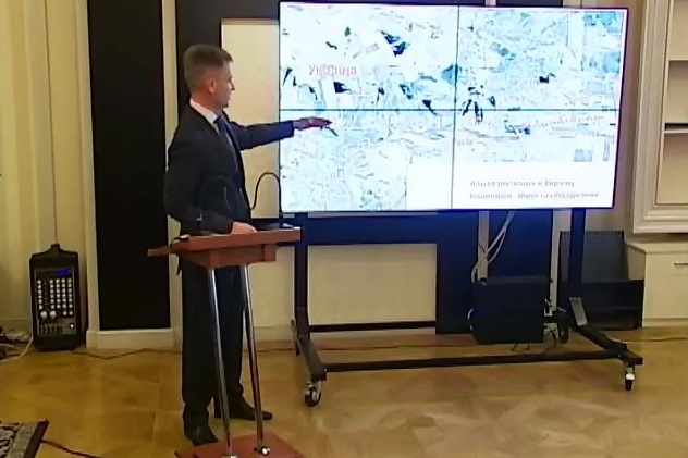 СБУ: Российские войска углублялись на Украину на один-два километра. Видео