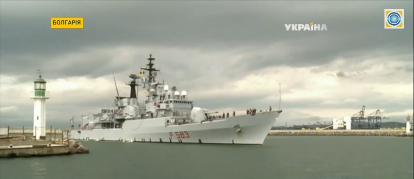 НАТО отправляет в Черное море новые корабли. Видео