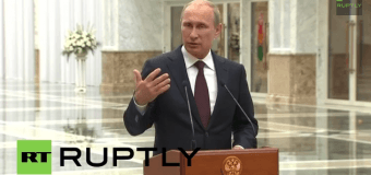 Путин: Мы не можем говорить об условиях прекращения огня. Видео