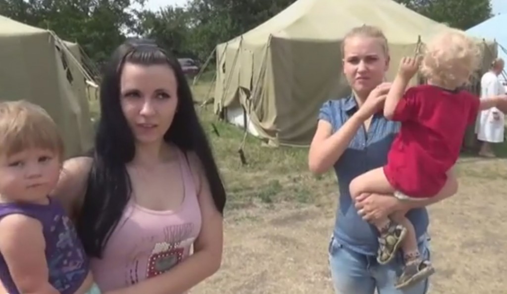 О чем говорят вынужденные переселенцы с Донбасса. Видео