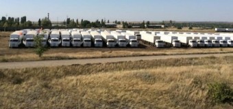 Второй гуманитарный конвой из РФ уже стоит в Ростовской области. Видео