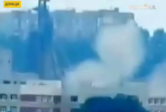 В Донецке продолжаются обстрелы. Видео