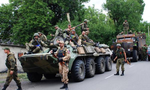 Главный блокпост бойцов ВСУ на въезде в Мариуполь разбит. Видео