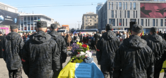 В Днепропетровске похоронили неопознанных солдат. Фото