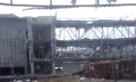 Эксклюзивные кадры: Донецкий аэропорт изнутри во время артобстрела. Видео