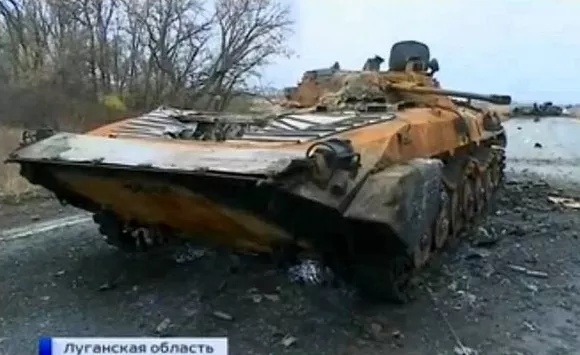 СМИ: Ополчение уничтожило колону с НАТОвской техникой. Фото
