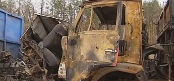 Бойцы рассказали, как им приходится выживать под Луганском среди сожженной техники и в ожидании атак. Видео