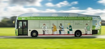 В Великобритании курсирует первый автобус на фекалиях. Видео