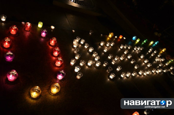«Проснулся» николаевский «Антимайдан»: Провели акцию памяти погибшим в Одессе 2 мая. Фото