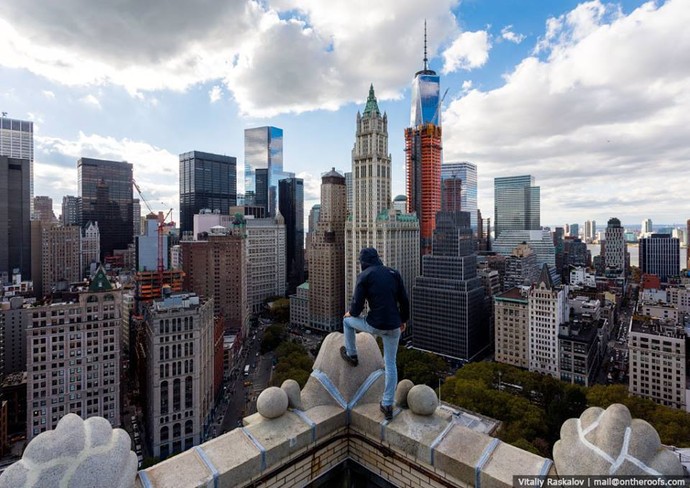 Экстремал показал невероятную красоту Нью-Йорка. Фото