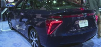 Как выглядит первый в мире водородомобиль Toyota за 60 тысяч долларов. Видео