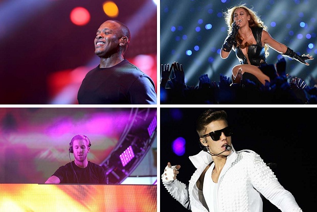 Forbes опубликовал Топ-10 самых высокооплачиваемых музыкантов мира. Фото