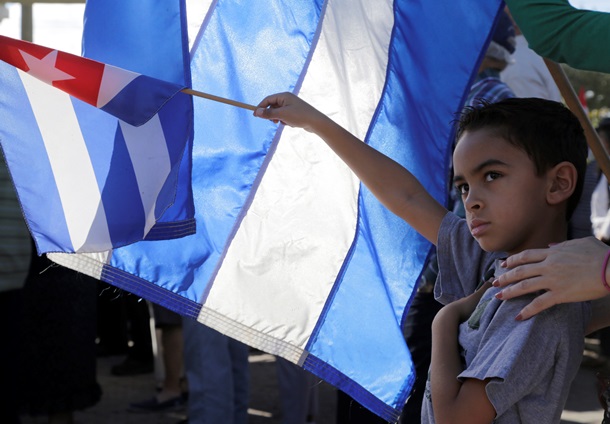 В Майами прошла акция протеста против сближения Кубы с США. Фото