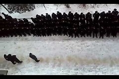 Херсонские курсанты на построении «потроллили» своего начальника-сепаратиста. Видео