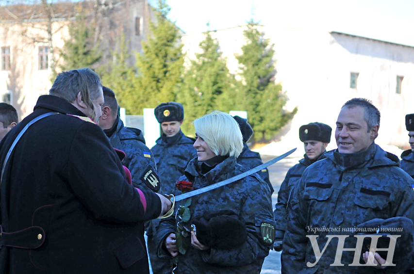 Бойцы батальона «Донбасс» стали казаками. Фото