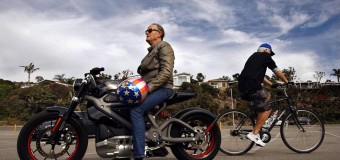 «Беспечный ездок» Питер Фонда опробовал новый электрический «Harley-Davidson». Фото