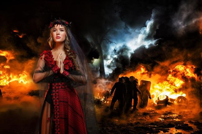 На конкурсе «Мисс Вселенная» украинка выйдет в образе «невесты войны». Фото