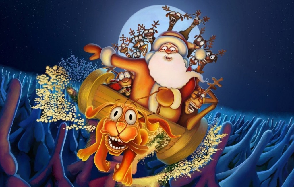 Санта-Клаус завершил мировое турне, в ходе которого посетил Донецк. Видео