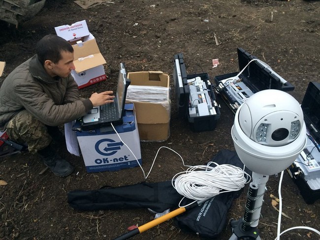Волонтеры для АТО разработали необычные устройства наблюдения. Фото