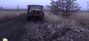 Крымское: Обстрелы украинских позиций продолжаются. Видео