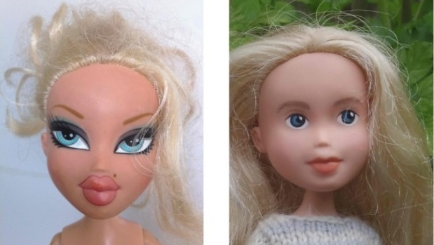 Как куклы преображаются, если убрать макияж. Фото