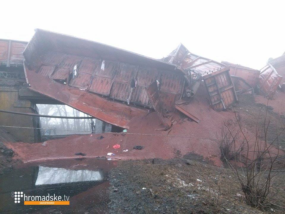 Обнародованы снимки с места теракта в Запорожской области. Фото