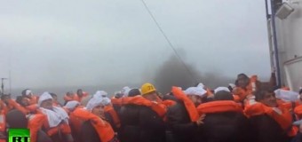 Пассажир горящего парома снял происходящее на видео от первого лица