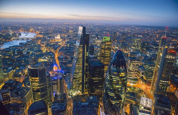 Лондон-2014 с высоты птичьего полета глазами британского фотографа. Фото