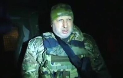 В сети опубликовали видео с Турчиновым в зоне АТО