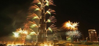 Дубай в Новый год установил мировой рекорд по использованию светодиодного освещения. Видео