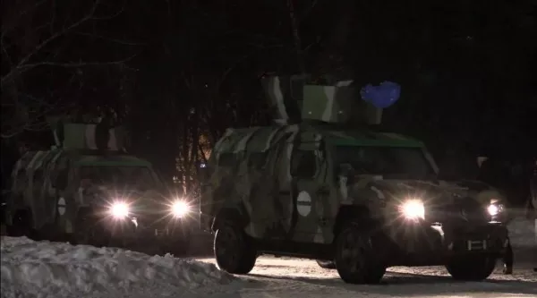 В Славянске пытались свалить памятник Ленину. Видео