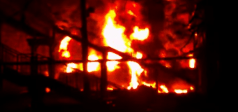 В Харьковской области из гранатомета взорвана цистерна с топливом. Видео