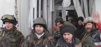 В сети появился ролик ротации «киборгов» в Донецке под наблюдением боевиков «ДНР». Видео