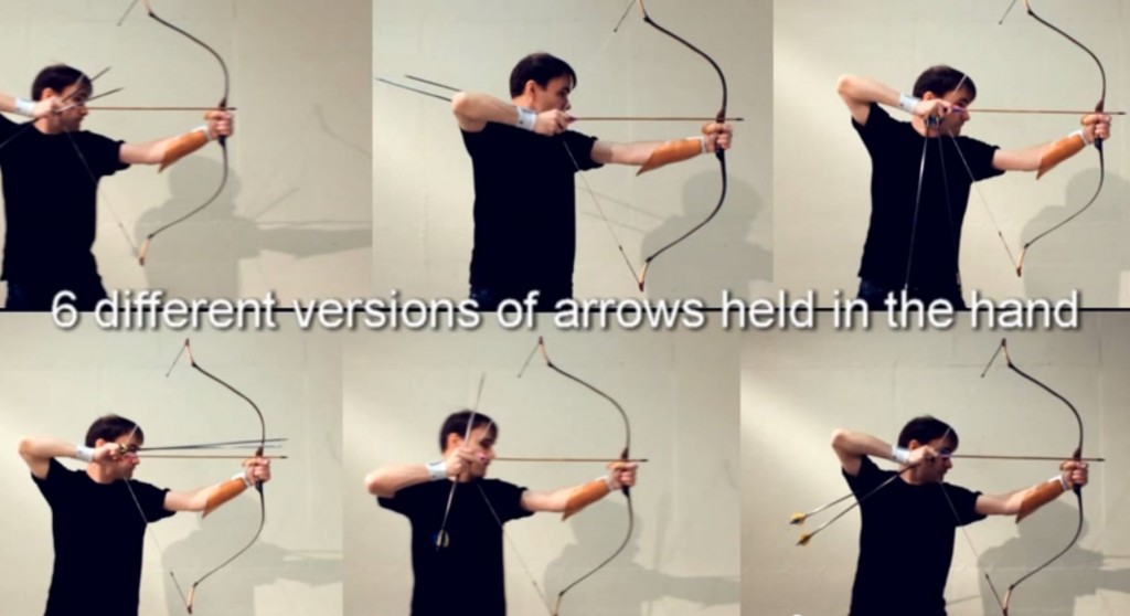 Лучник из Дании ловит стрелы на лету и выполняет пируэты на скорости. Видео