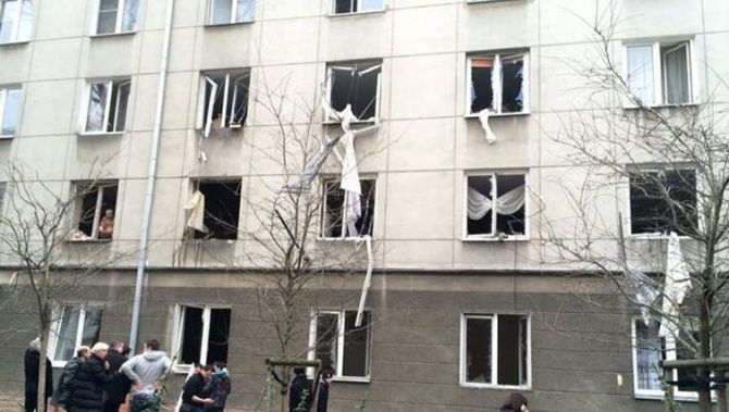 В сети появились снимки сильнейшего взрыва в центре Варшавы. Фото
