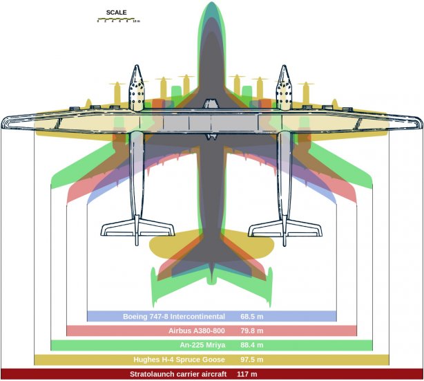 В США строится крупнейший в мире самолет. Видео