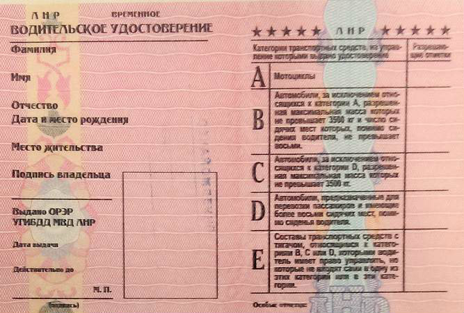 В ЛНР представили собственные «водительские удостоверения». Фото
