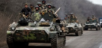 Украинская сторона начала отвод тяжелого вооружения из Дебальцево. Фото