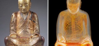 В статуе Будды нашли мумию. Видео