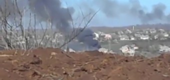 Украинские военные взорвали «КРАЗ» сепаратистов с боеприпасами. Видео