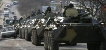 Россия перебрасывает бронетехнику на Херсон. Видео