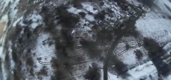 Видео с небес: обнародован ролик обстрелянных вокруг Дебальцево городов