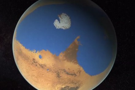 Ученые NASA: ​Марсианский океан превосходил Северный Ледовитый. Видео