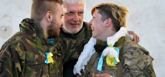 Украинский «киборг» женился прямо на передовой. Фото